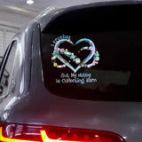 My Hobby Is Collecting Yarn Infinity Heart - Crocheting Decal Full
