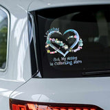 My Hobby Is Collecting Yarn Infinity Heart - Crocheting Decal Full