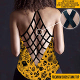 I Fully Intend To Haunt People - Cat Cross Tank Top