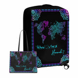 Where To Next - Personalized Travelling Leather Handbag & Luggage Cover