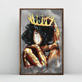 Black Queen - African American Poster 112021