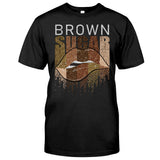 Brown Sugar - African American T-shirt and Hoodie With Faux Glitter Print 1121