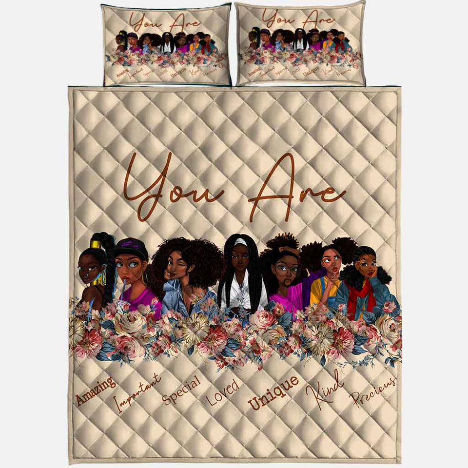Black Queen - African American Quilt Set 112021