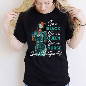 Black Queen - Personalized African American T-shirt and Hoodie 1121