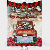 Have Yourself A Furry Little Christmas - Personalized Christmas Dog Blanket