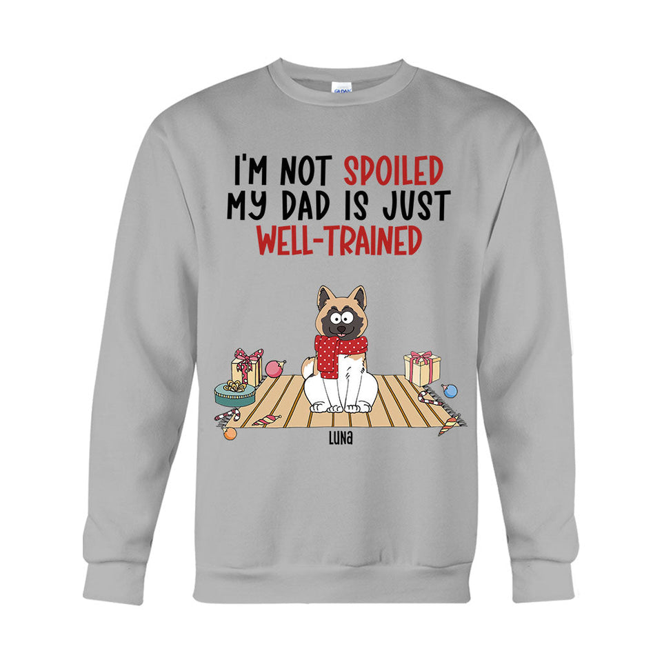 Well Trained Mom/Dad - Personalized Dog T-shirt And Hoodie