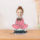 Just A Girl Who Loves Books - Personalized Book Custom Shaking Head