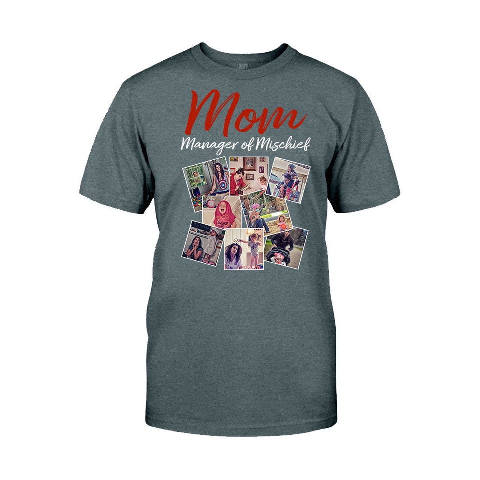 Mom Manager Of Mischief - Personalized Mother T-shirt And Hoodie