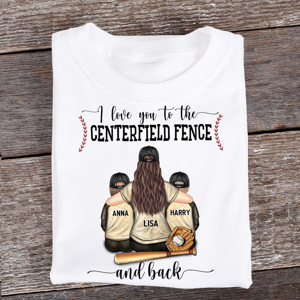 My Heart Is On That Field - Personalized Baseball T-shirt And Hoodie