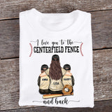 My Heart Is On That Field - Personalized Baseball T-shirt And Hoodie