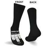 Me And My Little Bears - Gift for dad, grandma, grandpa, mom, uncle, aunt - Personalized Socks