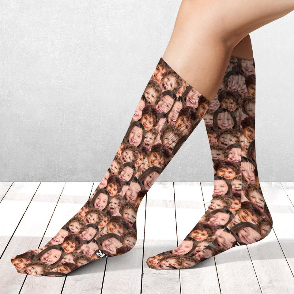 Love You Dad - Gift for dad, grandma, grandpa, mom, uncle, aunt, brother, sister, son, daughter, granddaughter, grandson, husband, wife, boyfriend, girlfriend - Personalized Socks