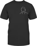 Custom Line Art - Personalized Kid Embroidered T-shirt