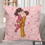 I Love You Forever - gift for husband, wife, girlfriend, boyfriend - Personalized Throw Pillow