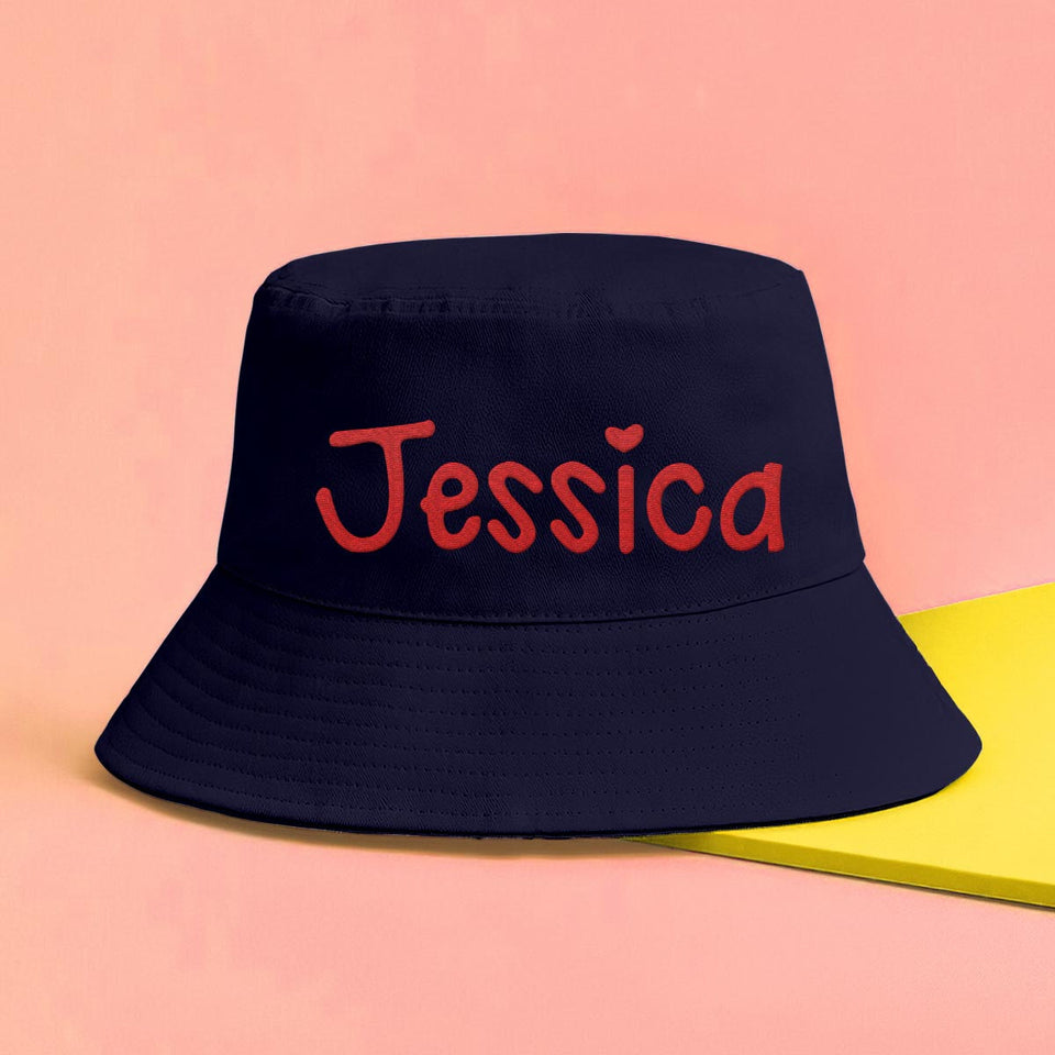 Custom Name - Personalized Daughter Embroidered Bucket Hat