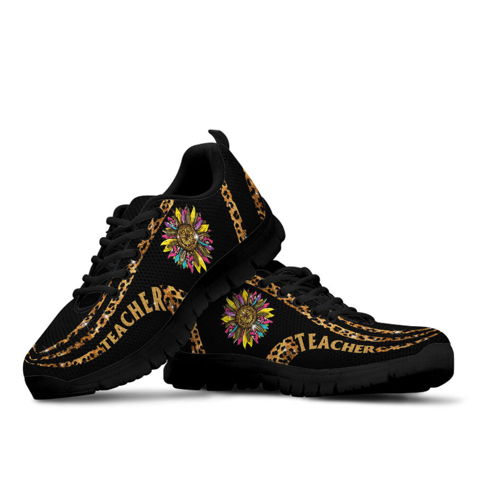 Leopard Flower Teacher Sneakers 0622
