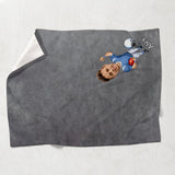 Love Sports - Personalized Football Blanket