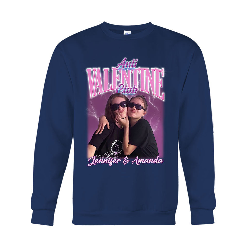 Anti Valentine Club - Personalized Bestie T-shirt And Hoodie