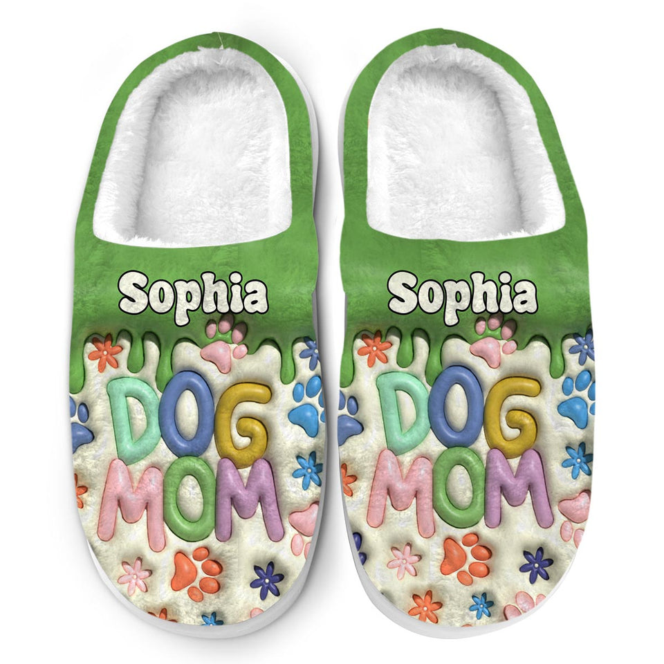 Pet Mom - Personalized Dog Slippers