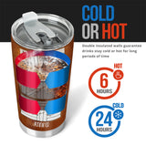Four Seasons Reading Tracker - Personalized Book Tumbler