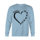Grandma Heart - Personalized Grandma T-shirt And Hoodie