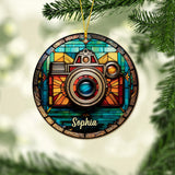 Just A Girl Who Loves Photography - Personalized Photography Ornament