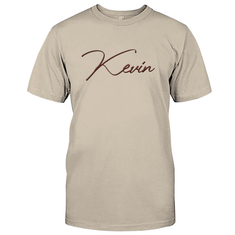 Custom Name - Personalized grandson Embroidered T-shirt