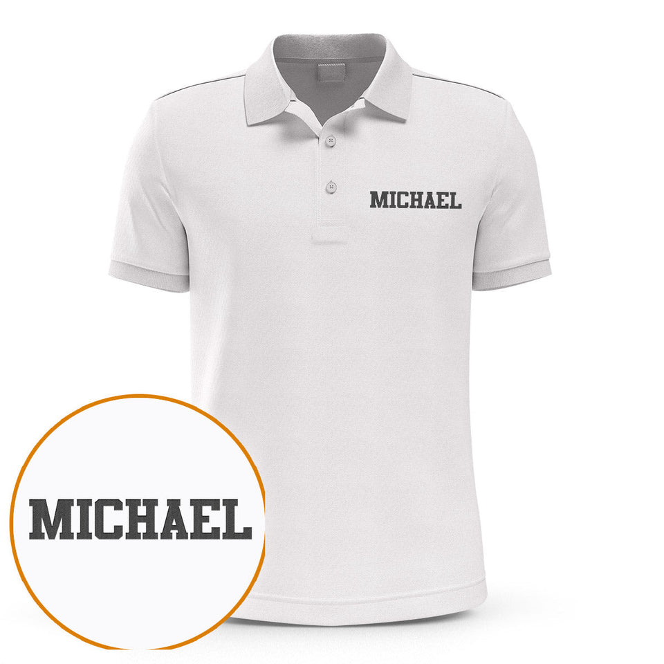 Custom Name - Personalized Uncle Embroidered Polo Shirt