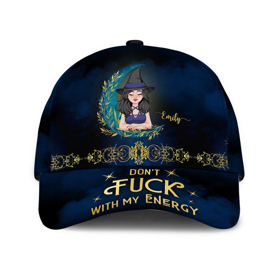 Don't F With My Energy - Personalized Witch Classic Cap