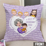 Grandma/Nana/Gigi We Love You - Personalized Grandma Throw Pillow