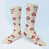 Daddy Little Shits - Gift for dad, grandma, grandpa, mom, uncle, aunt, brother, sister - Personalized Socks