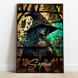 Mysterious Witch - Personalized Witch Canvas And Poster