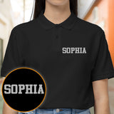 Custom Name - Personalized Step Mom Embroidered Polo Shirt