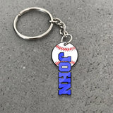 Game Day - Personalized Baseball Keychain