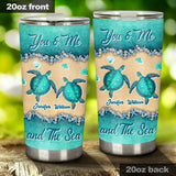 Salty Lil' Beach - Personalized Turtle Tumbler