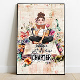 Just One More Chapter - Personalized Book Canvas And Poster