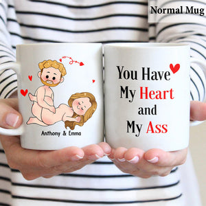 I Just Want You To Be Happy - Couple gift for husband, wife, boyfriend, girlfriend - Personalized Mug