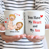 I Just Want You To Be Happy - Couple gift for husband, wife, boyfriend, girlfriend - Personalized Mug