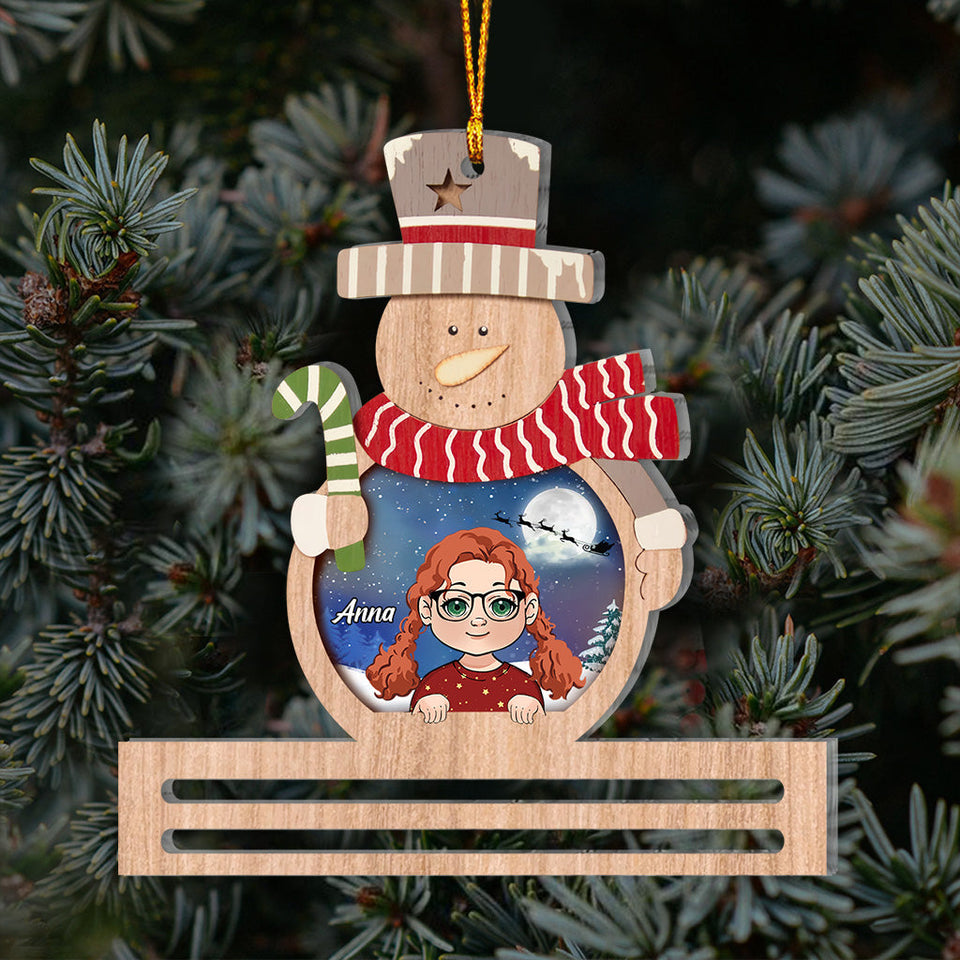 Holiday Present - Personalized Family Ornament