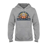 Losing My Mind One Kid At A Time - Gift for dad, dad - Personalized T-shirt And Hoodie