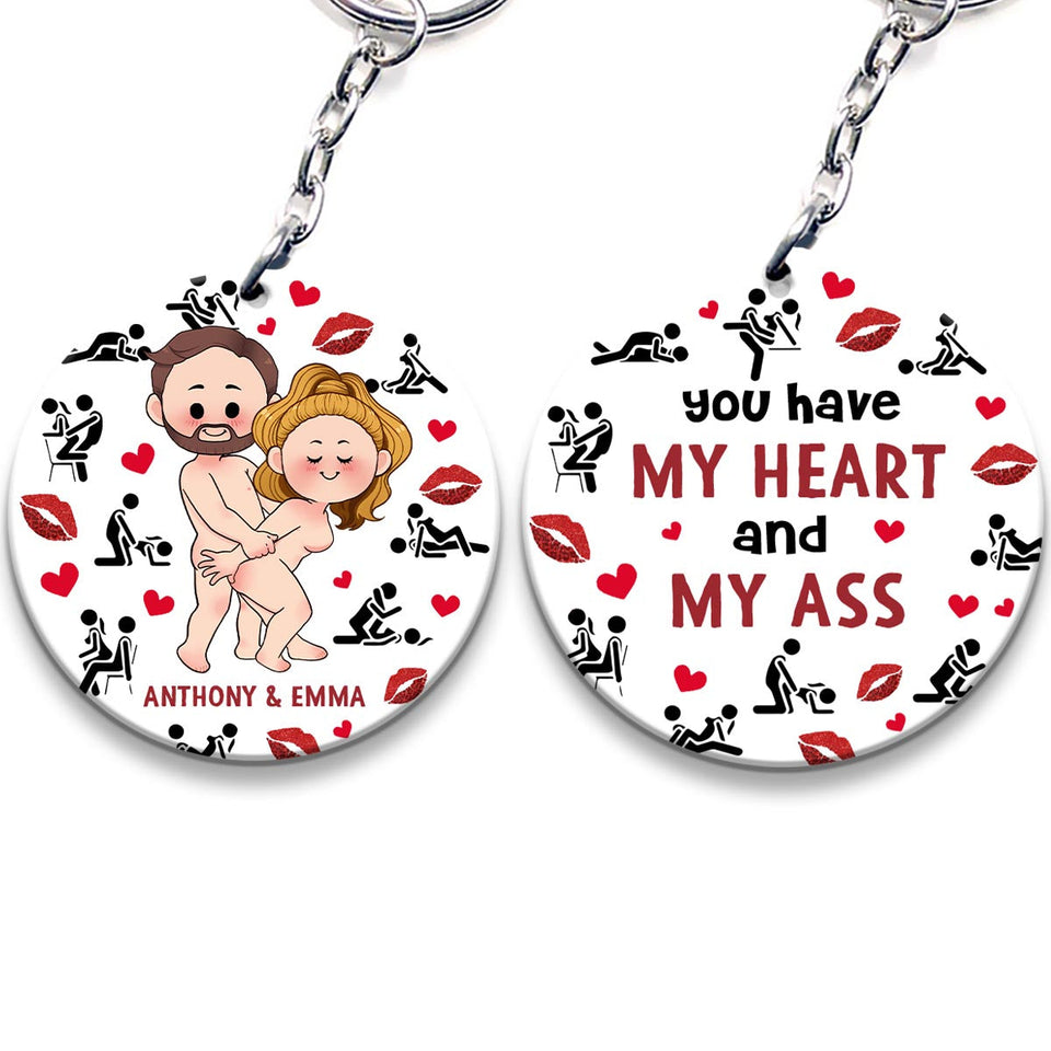 I Promise - Personalized Couple Keychain