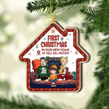 First Christmas In Our New Home - Personalized Housewarming Ornament