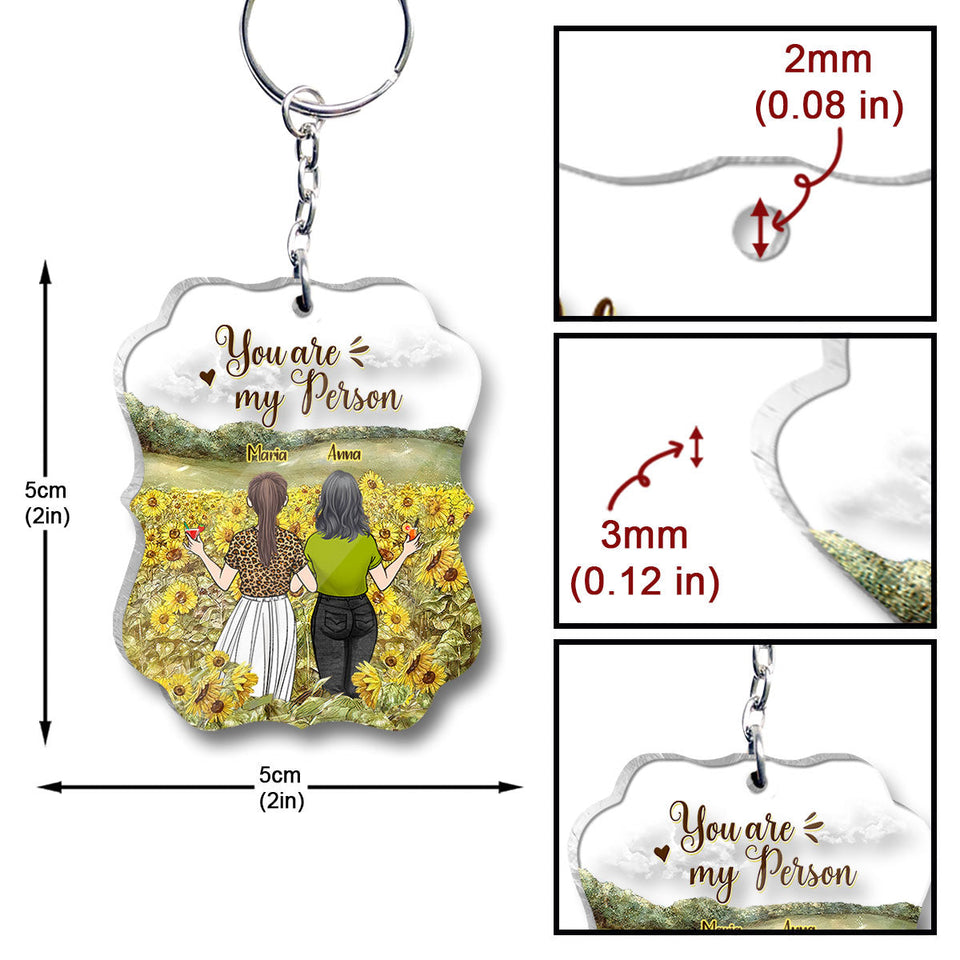 Bestie Forever - Bestie gift for sister - Personalized Keychain
