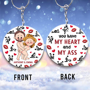 I Promise - Personalized Couple Keychain