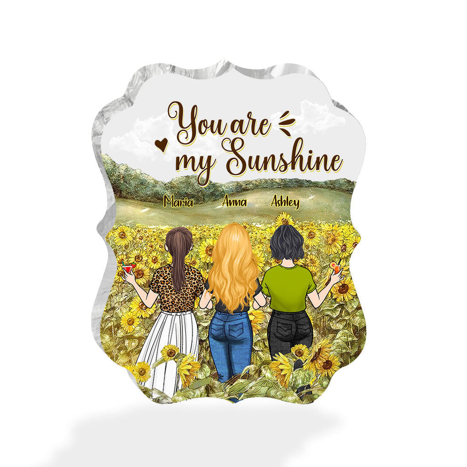 Bestie Forever - Bestie gift for sister - Personalized Custom Shaped Acrylic Plaque