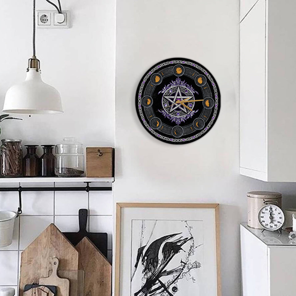 Witch Please Witch Wall Clock