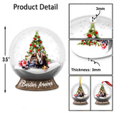 Besties Forever - Personalized Bestie Transparent Ornament