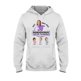 Don't Mess With Mamasaurus Jurasskicked - Personalized Mother T-shirt And Hoodie