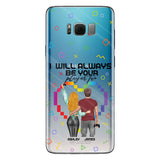 I Will Always Be Your Player Two - Personalized Video Game Clear Phone Case