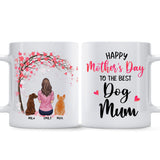 Happy Mother's Day To The Best Mom - Dog gift for who lose dog - Personalized Mug
